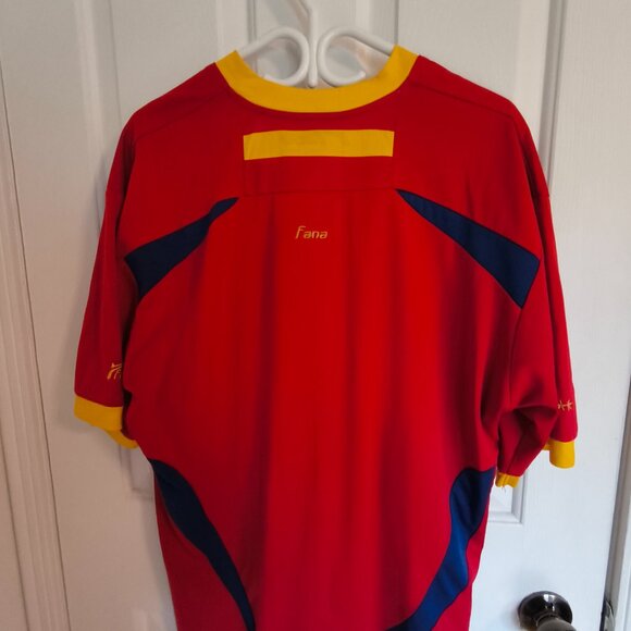Vintage Y2K Spain Jersey by Flana — Red/Yellow/Navy — Men’s XL - Picture 2 of 3